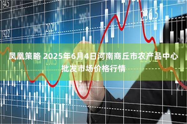 凤凰策略 2025年6月4日河南商丘市农产品中心批发市场价格行情